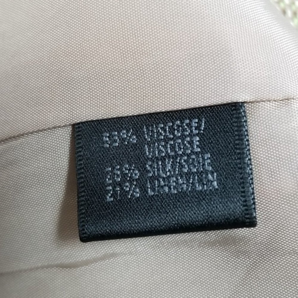 Lafayette 148 Blazer Silk Linen Blend 3/4 Sleeve - Picture 8 of 8